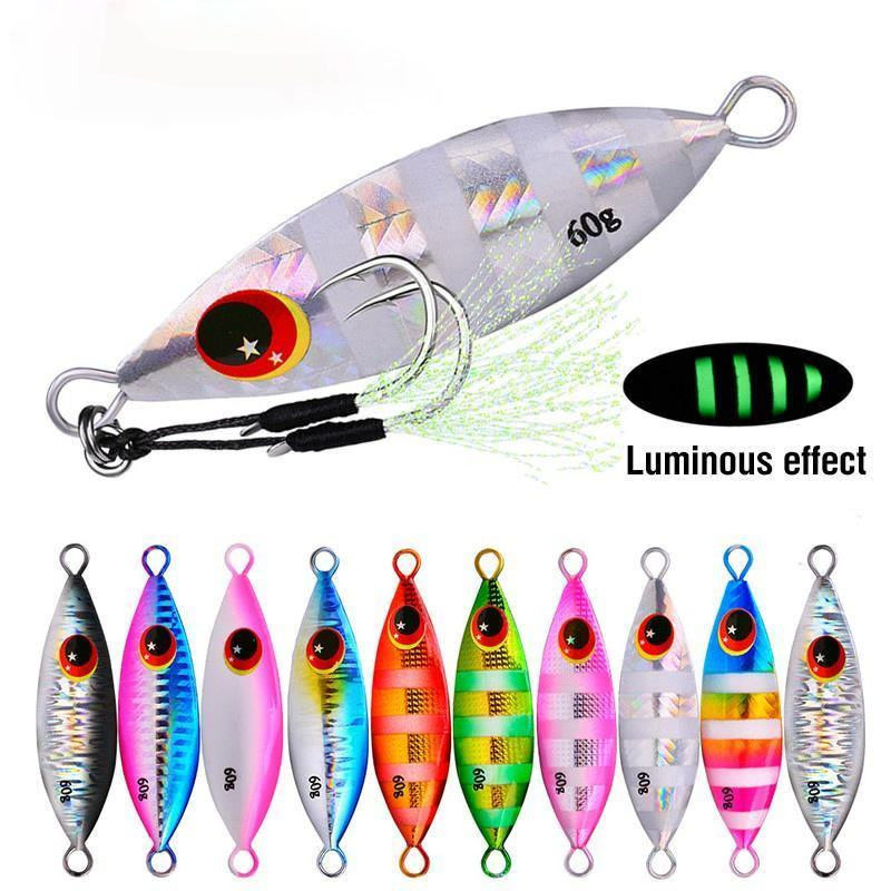 Metal Jig Spoon Lure 10-60g Fi - Fishing Lure Buzzbait review and price