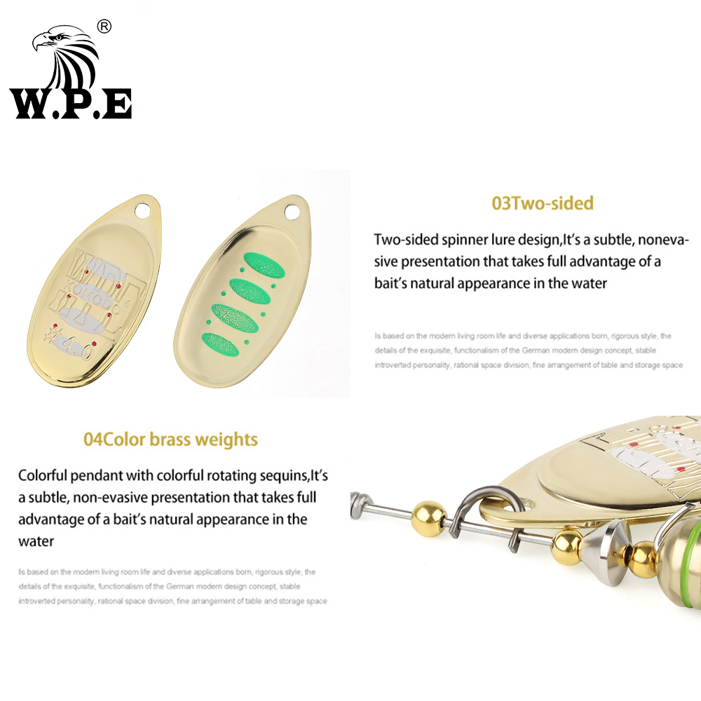 W.P.E KOMODO Spinner Lure 2pcs - Fishing Lure Spinnerbait review and price