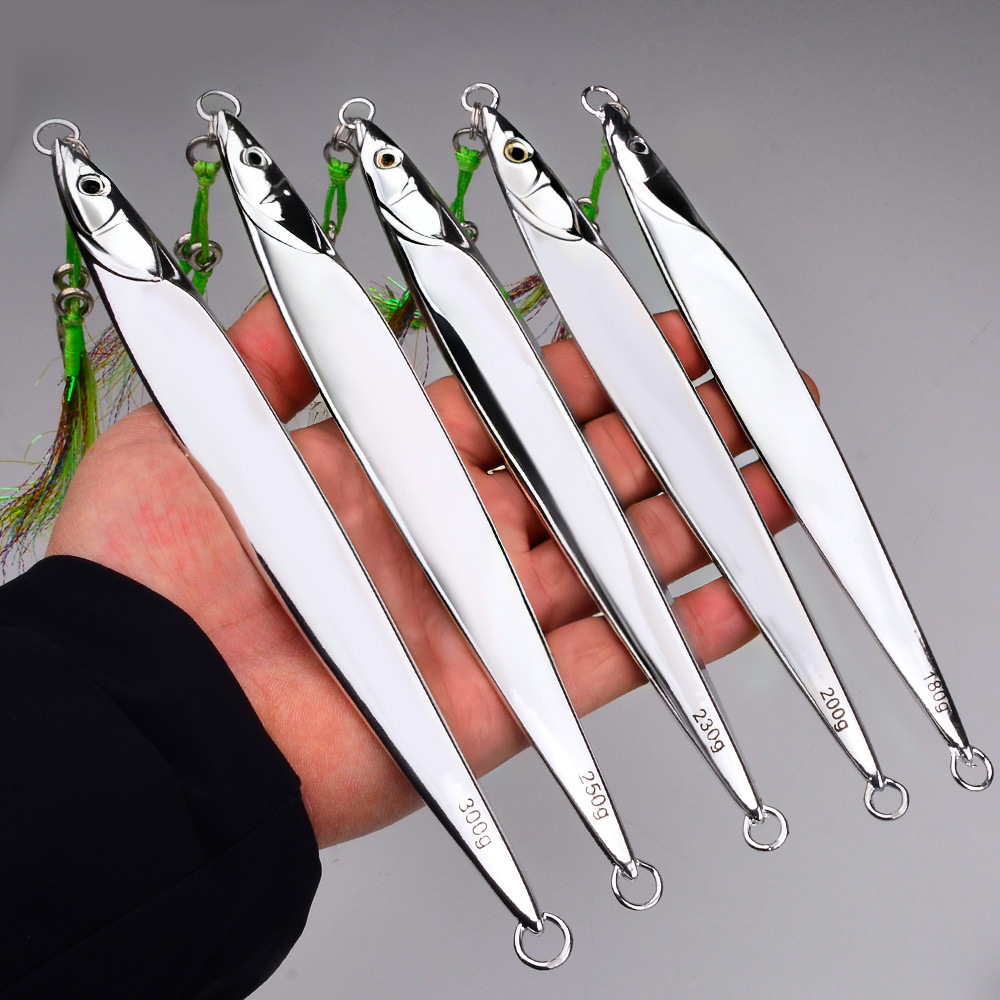 LHFSH 180g-300g Metal Jigging  - Fishing Lure Spoon review and price