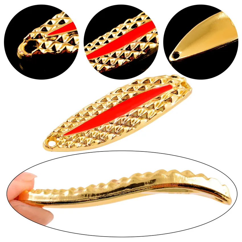4pcs Luminous Metal Fishing Lu - Fishing Lure Spoon review and price